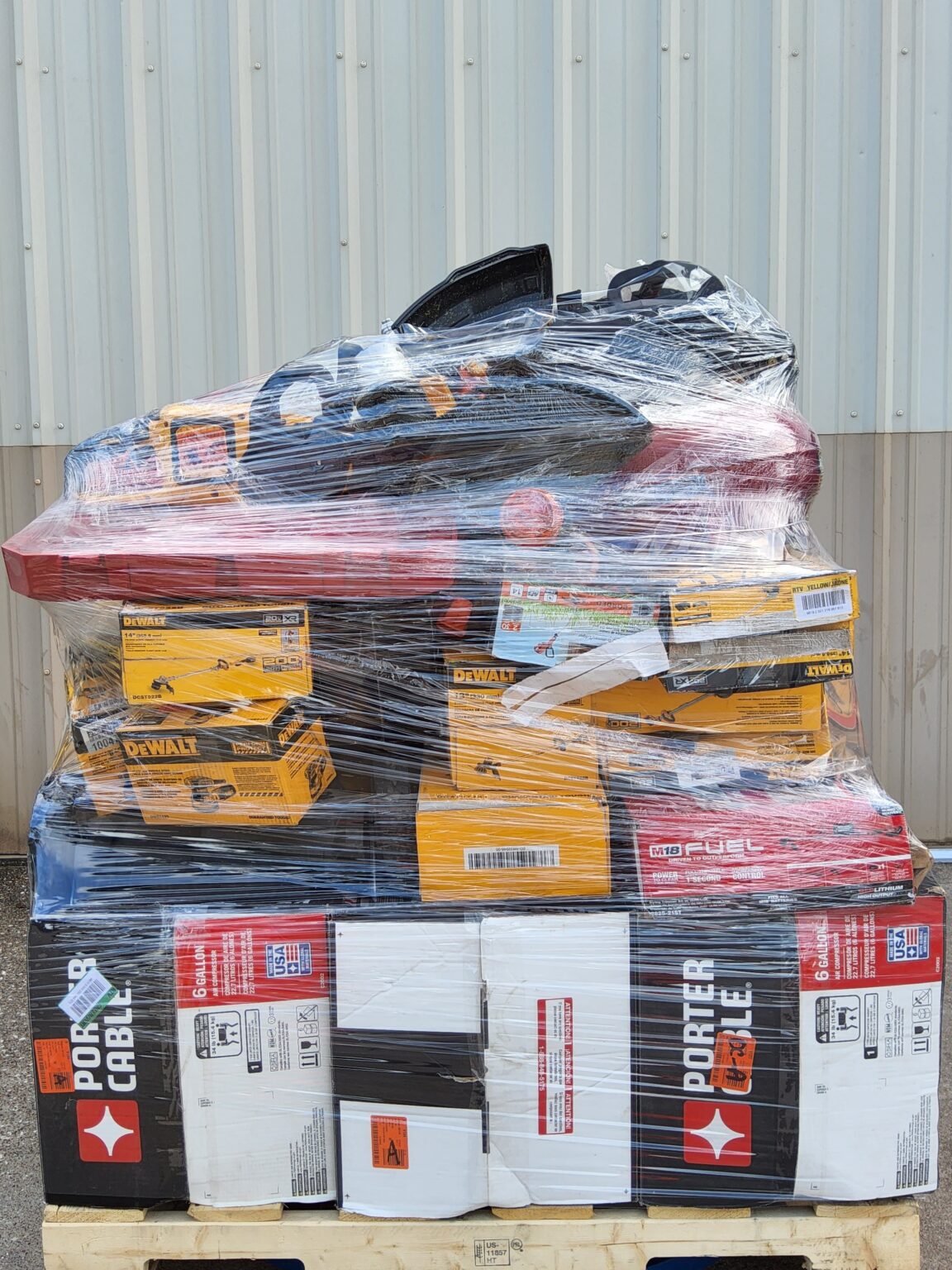 MIXED TOOL PALLET Untested Customer Returns Texas Tool Pallets