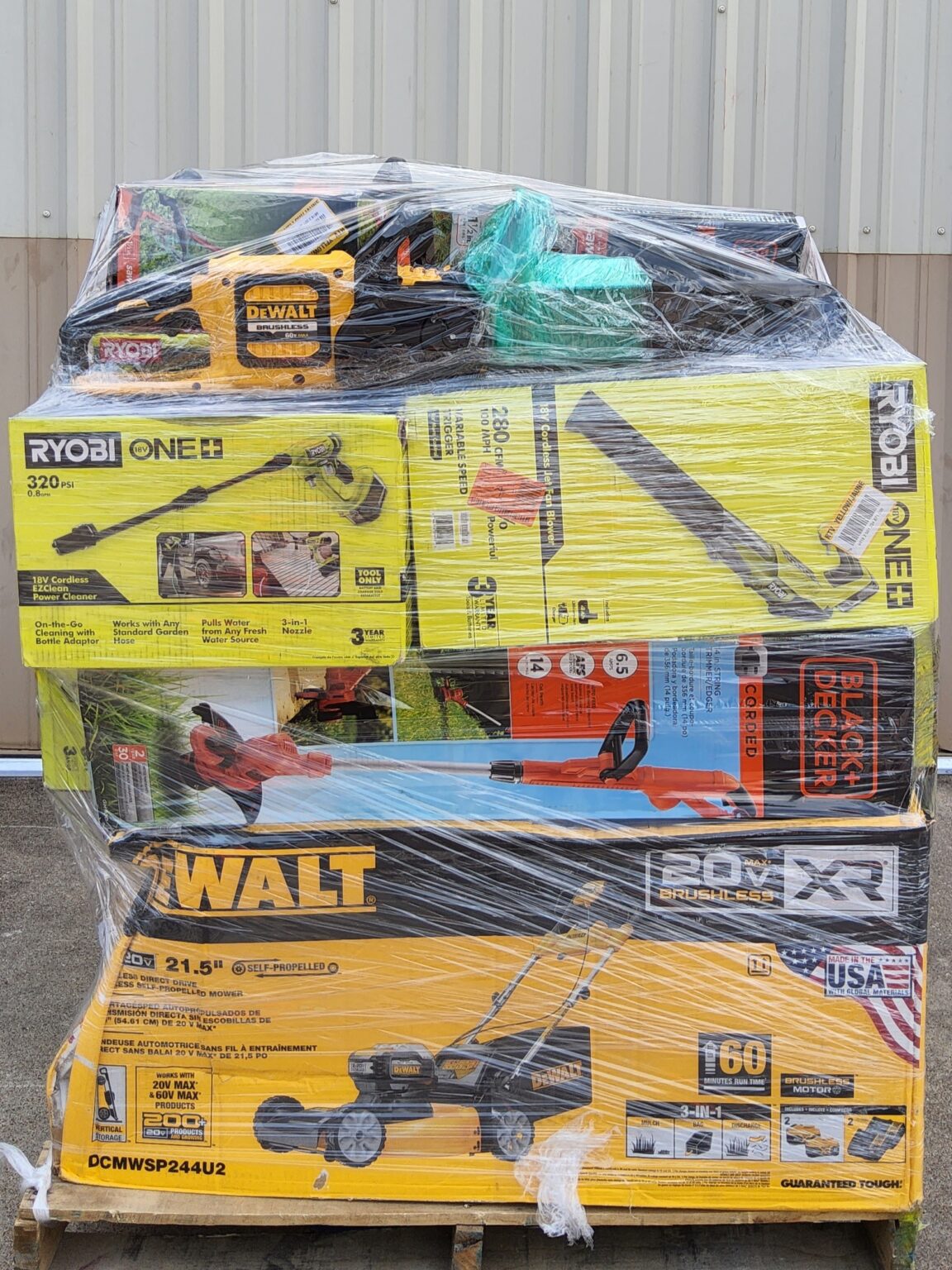 MIXED TOOL PALLET Untested Customer Returns Texas Tool Pallets