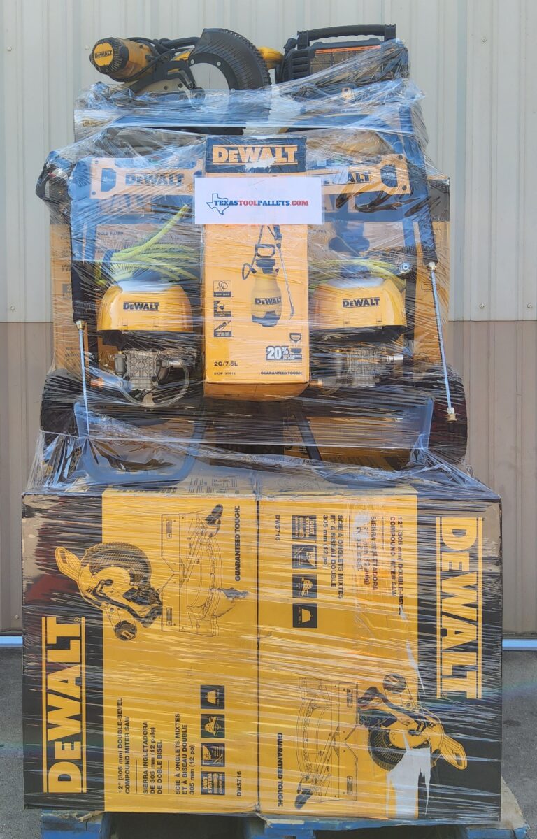 DEWALT TOOL PALLET LOT ID 081104 Untested Customer Returns Texas
