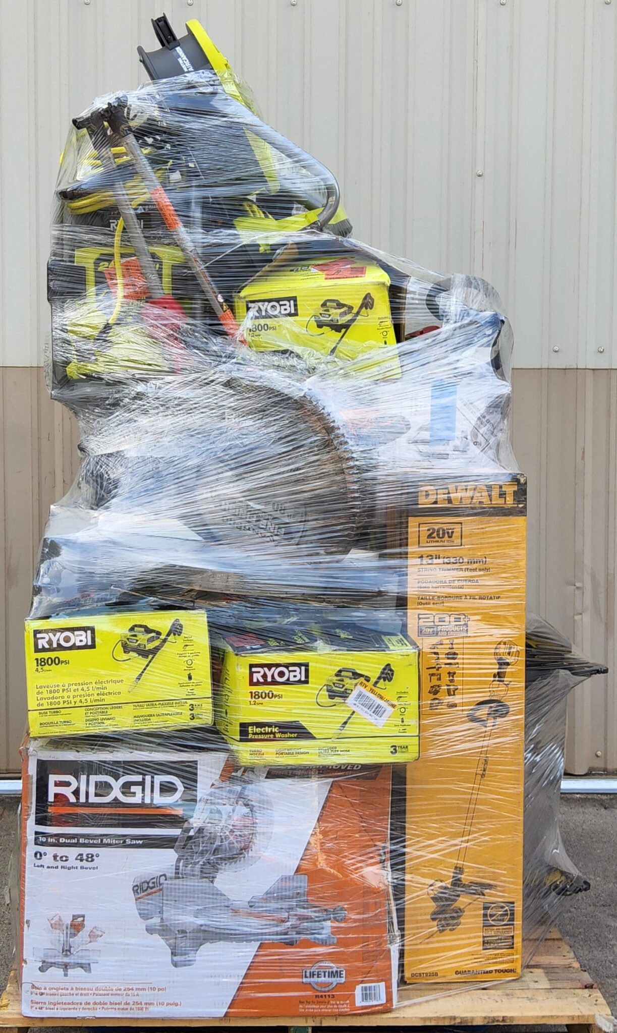 MIXED TOOL PALLET LOT ID 081505 Untested Customer Returns Texas