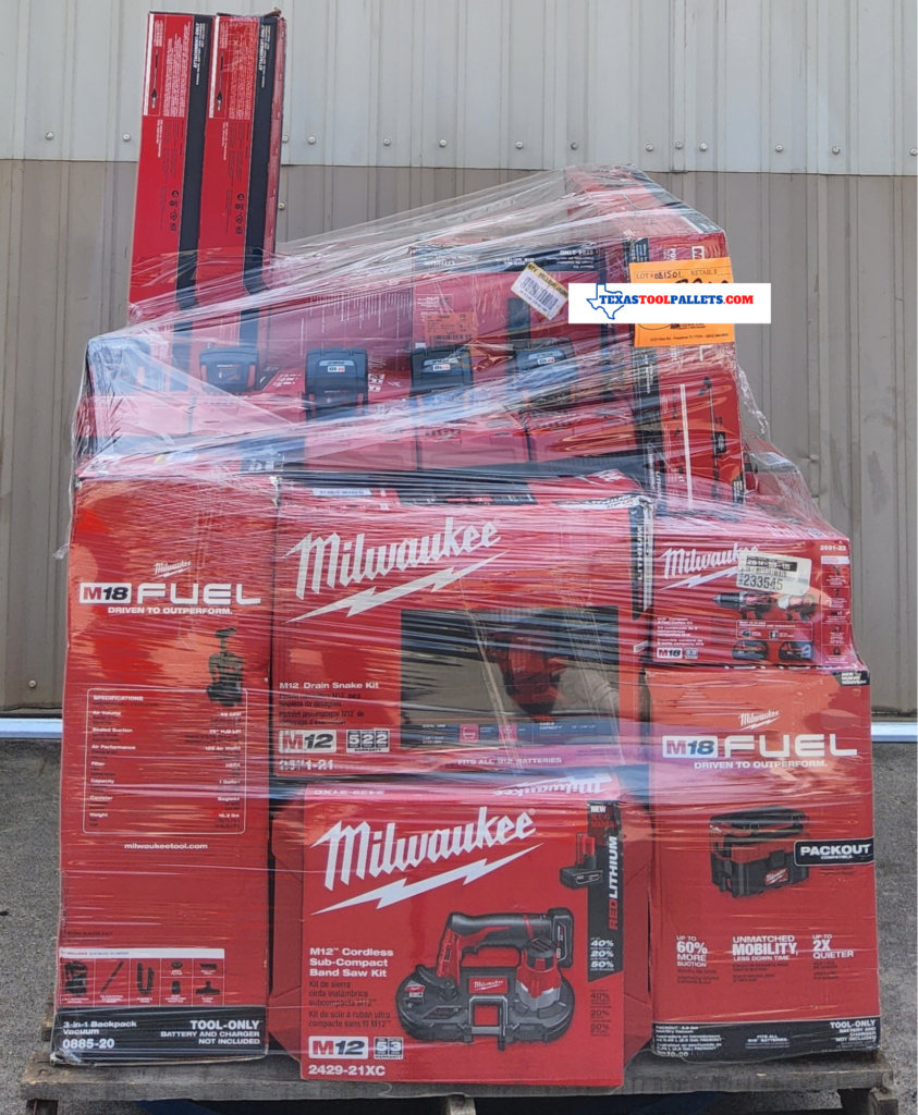 MILWAUKEE TOOL PALLET LOT ID 081501 Untested Customer Returns