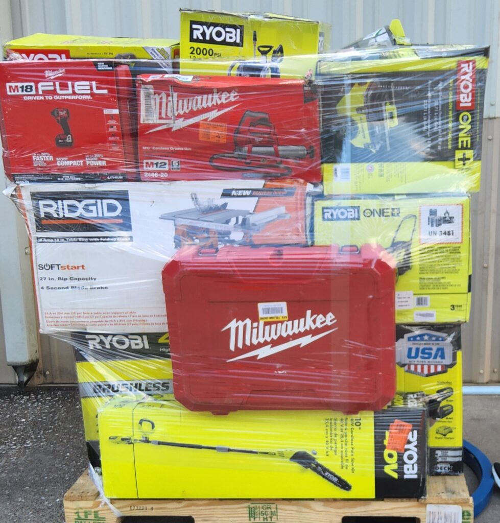 MIXED TOOL PALLET LOT ID 090802 Untested Customer Returns Texas