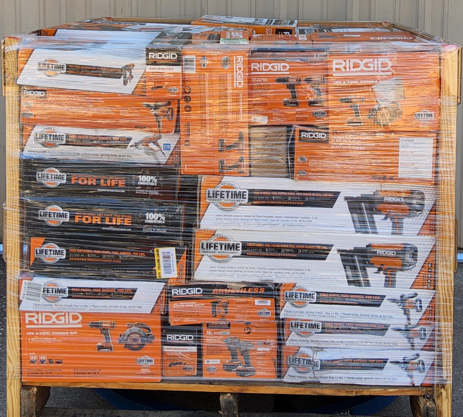 RIDGID TOOL PALLET LOT ID 091930 Untested Customer Returns Texas