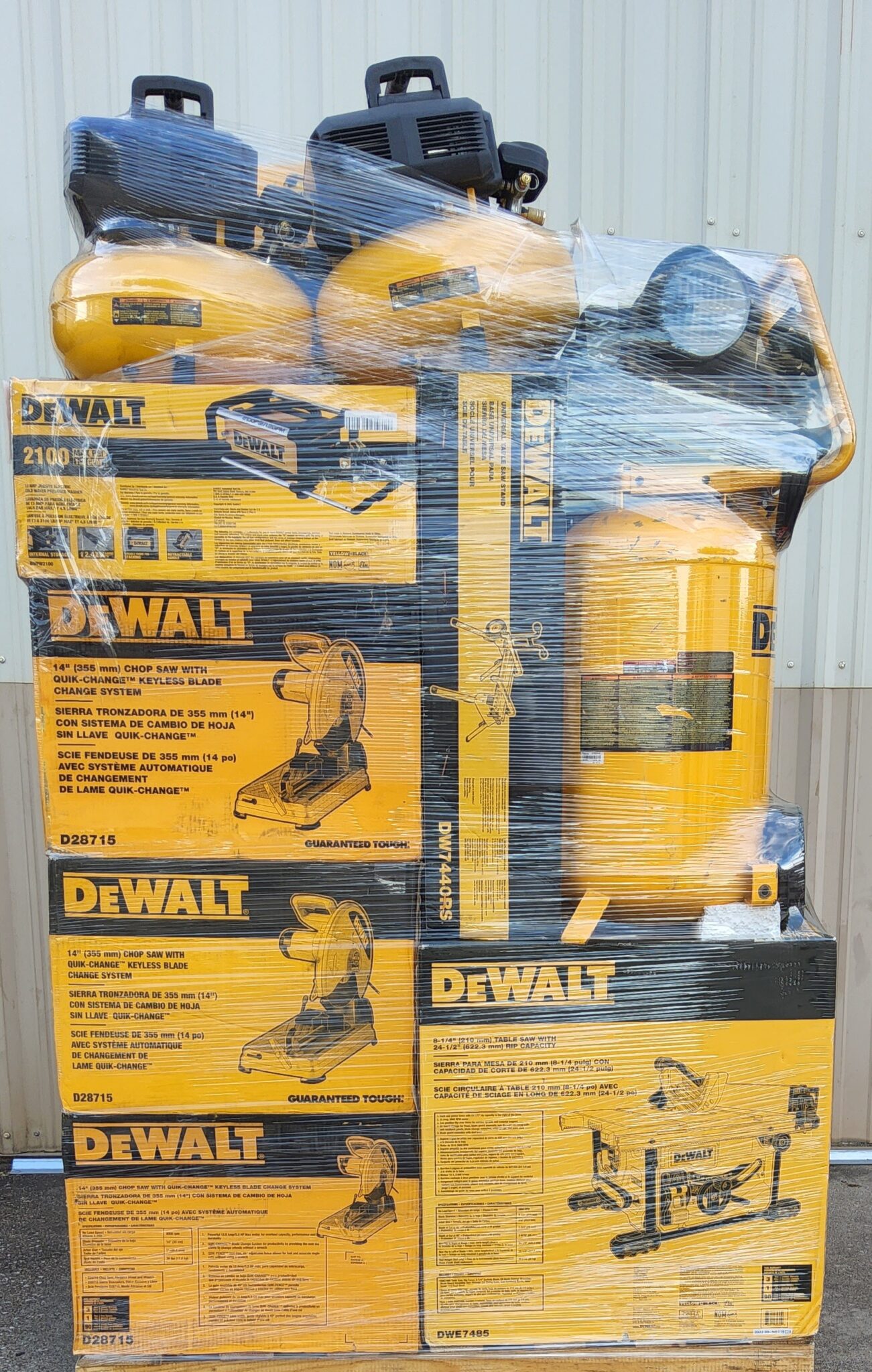 DEWALT TOOL PALLET LOT ID 100313 Untested Customer Returns Texas