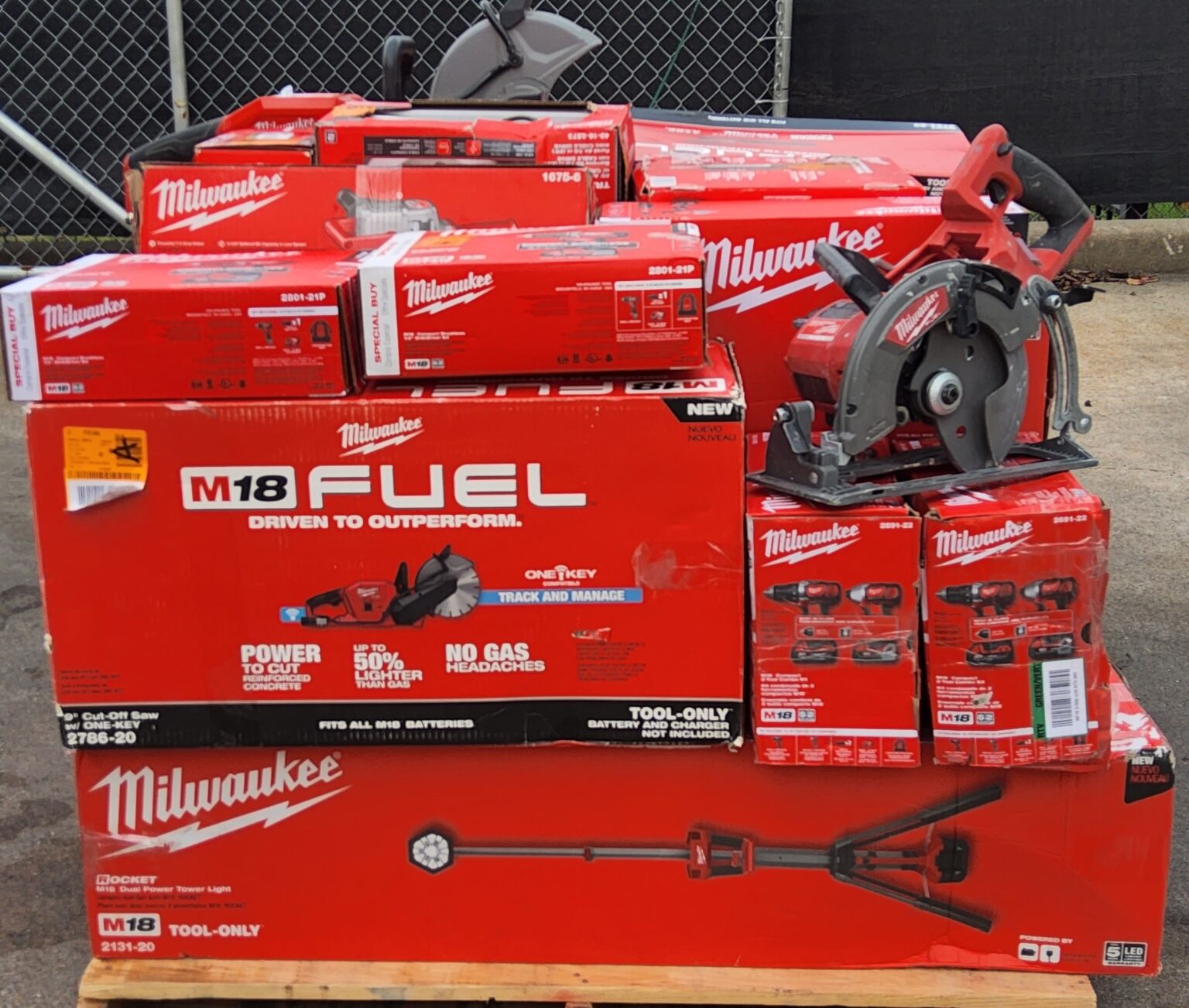 MILWAUKEE TOOL PALLET LOT ID 122101 Untested Customer Returns