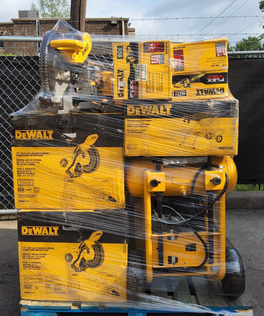 DEWALT TOOL PALLET LOT ID 040302 ASIS Untested Customer Returns