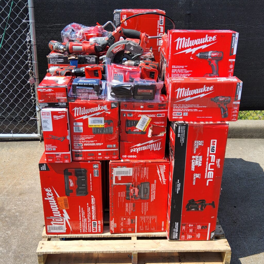 MILWAUKEE TOOL PALLET LOT ID 050303 ASIS Untested Customer