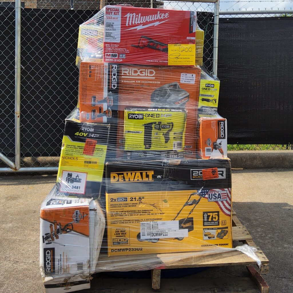 MIXED TOOL PALLET LOT ID 051104 ASIS Untested Customer Returns